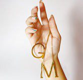 Collar Inicial Acero Inoxidable, C5023