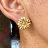 Aretes Chapa de Oro 0628-134