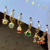 Set Aretes Piercing Intensamente 0628-98