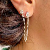 Aretes Chapa de Oro, 1 pieza, 8811-229