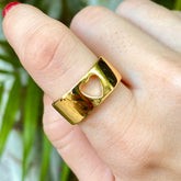 Anillo Chapa de Oro CH1224-71