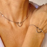 Set Collar Pulsera Acero Inoxidable 1249-7